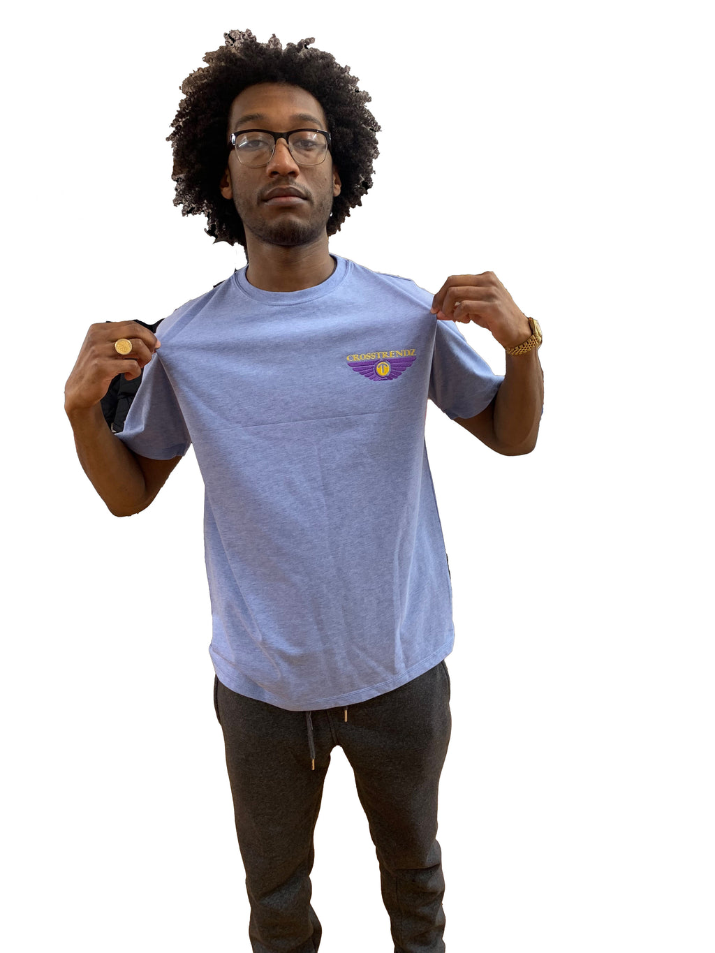 Crosstrendz Sky Blue Tee