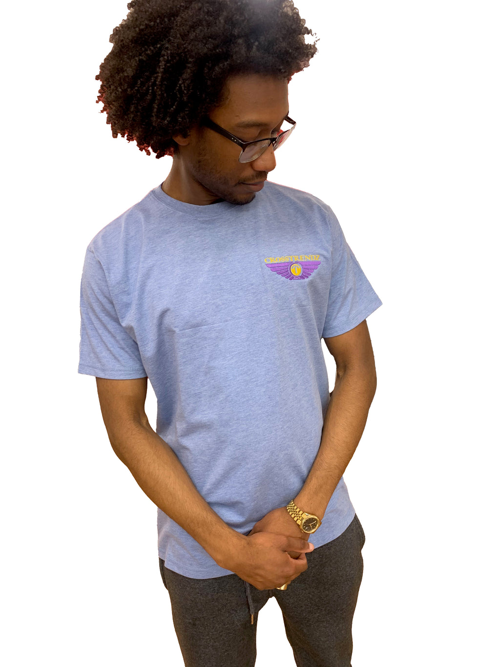 Crosstrendz Sky Blue Tee