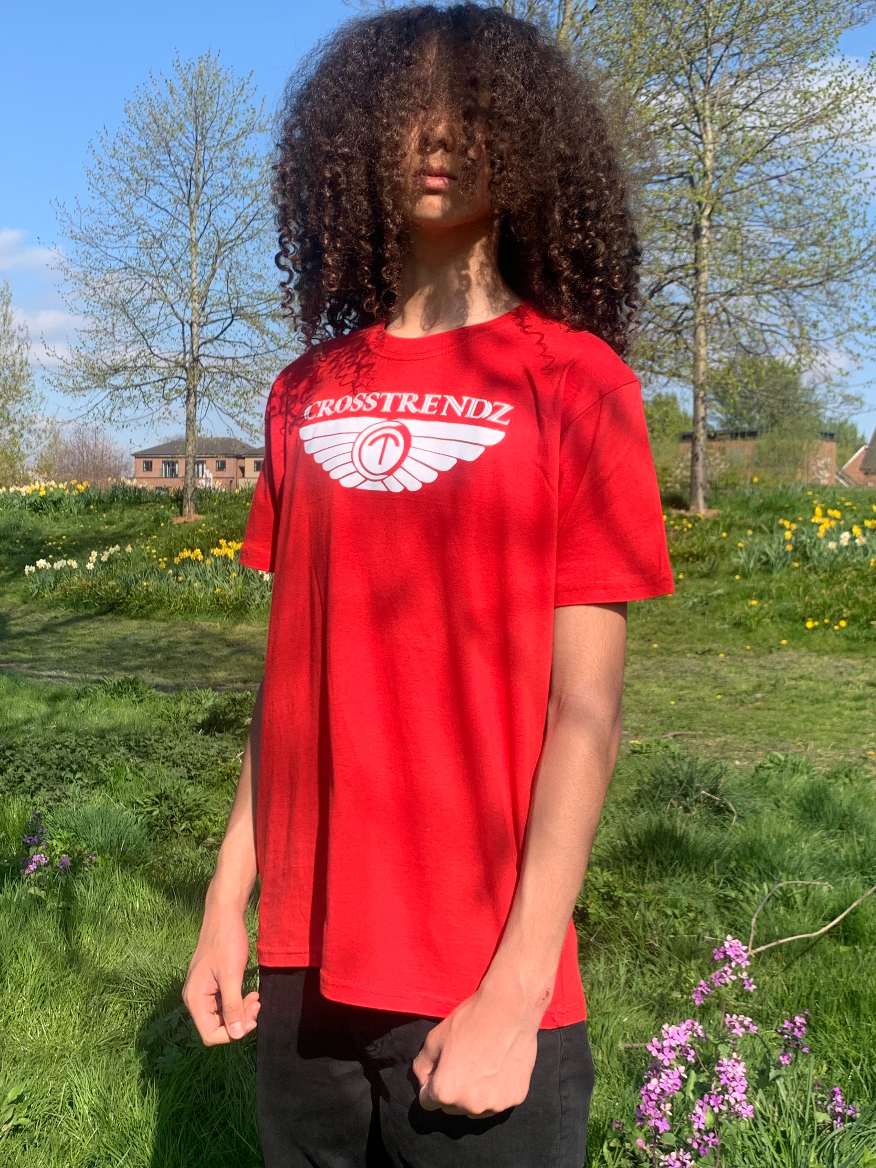 crosstrendz urban red tee