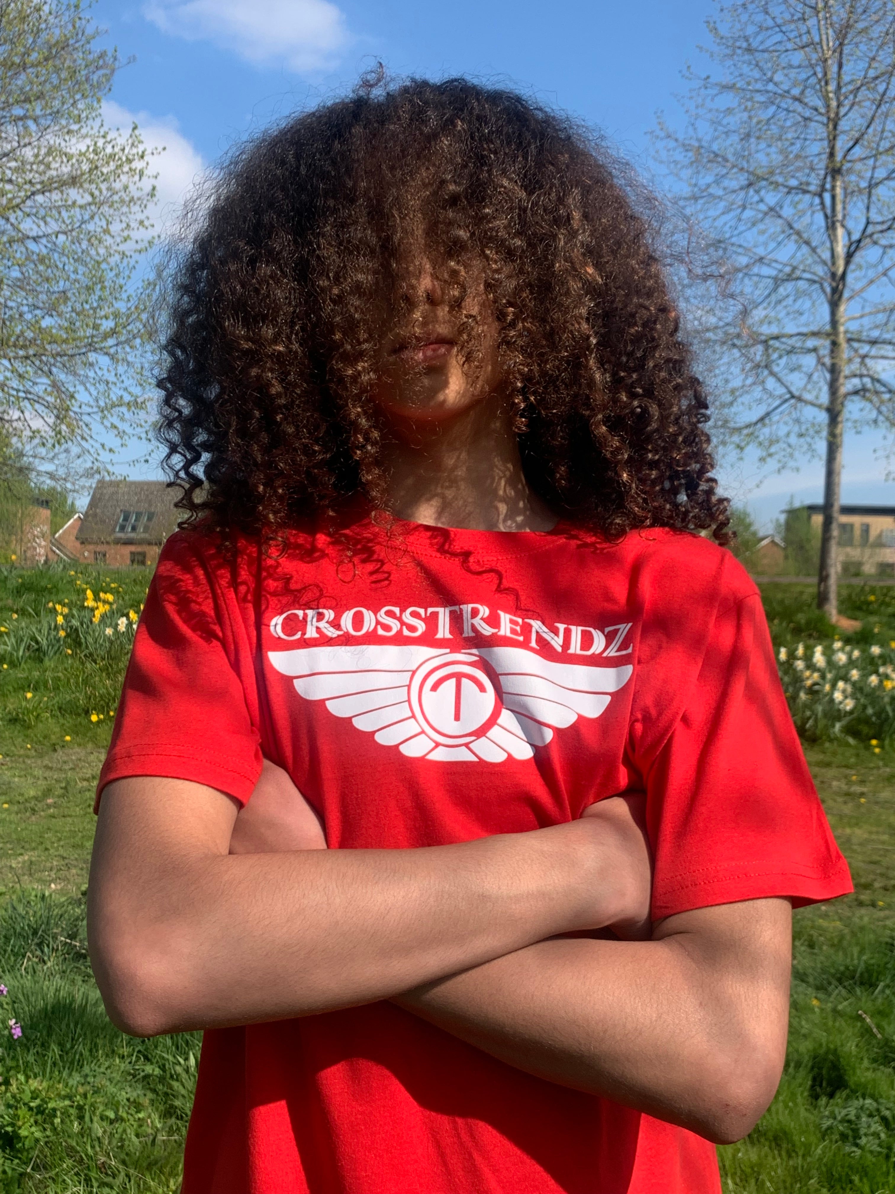 crosstrendz urban red tee