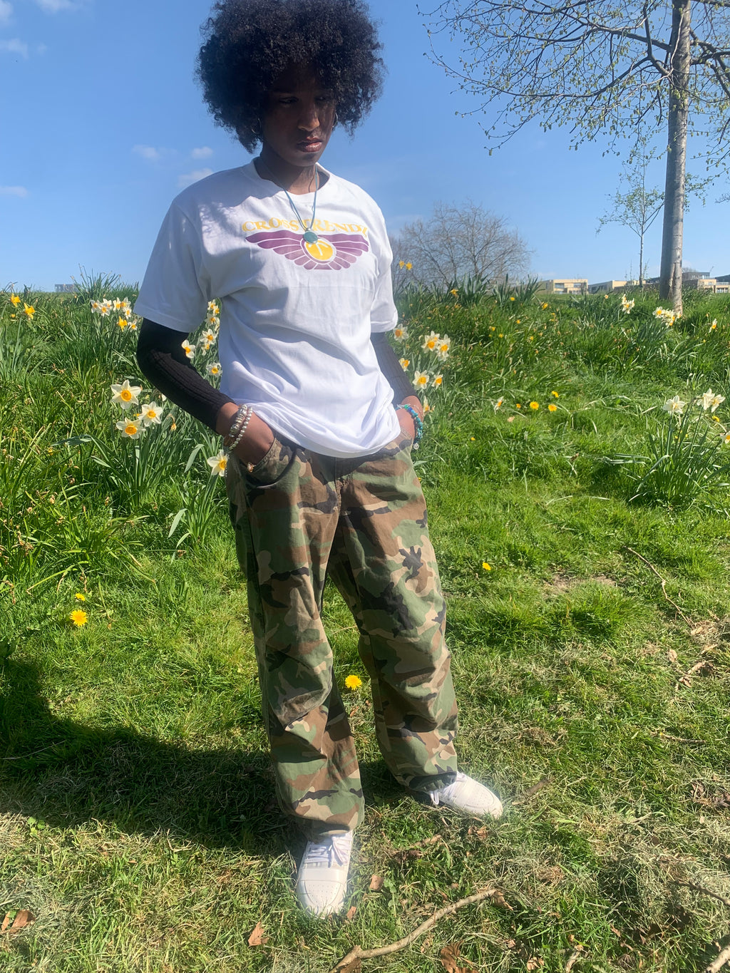 Crosstrendz White Tee