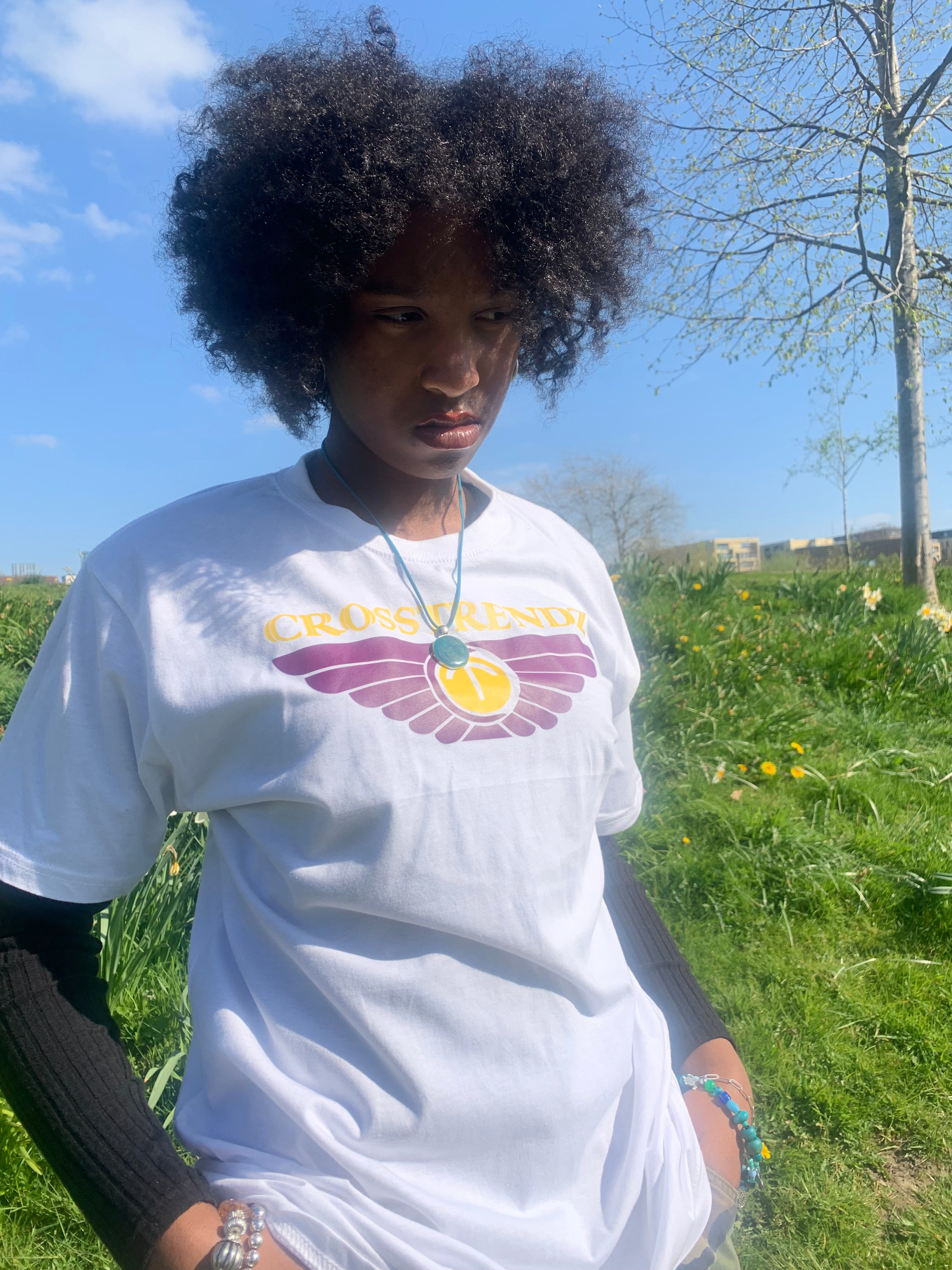 Crosstrendz White Tee