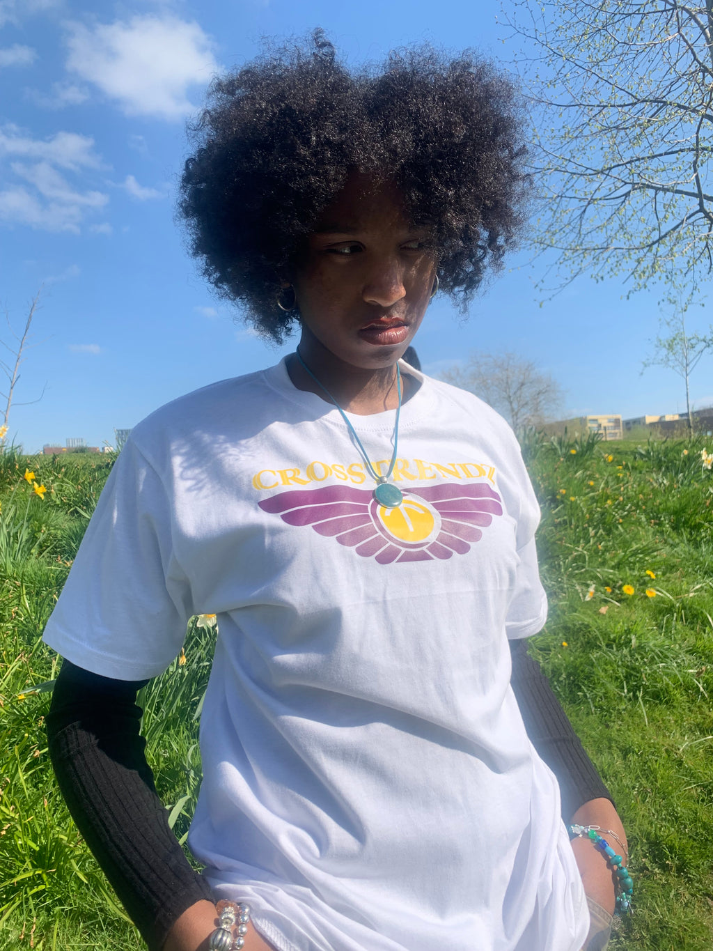 Crosstrendz White Tee