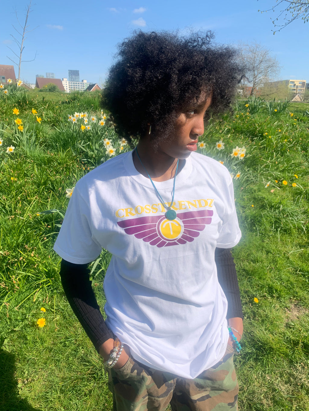 Crosstrendz White Tee