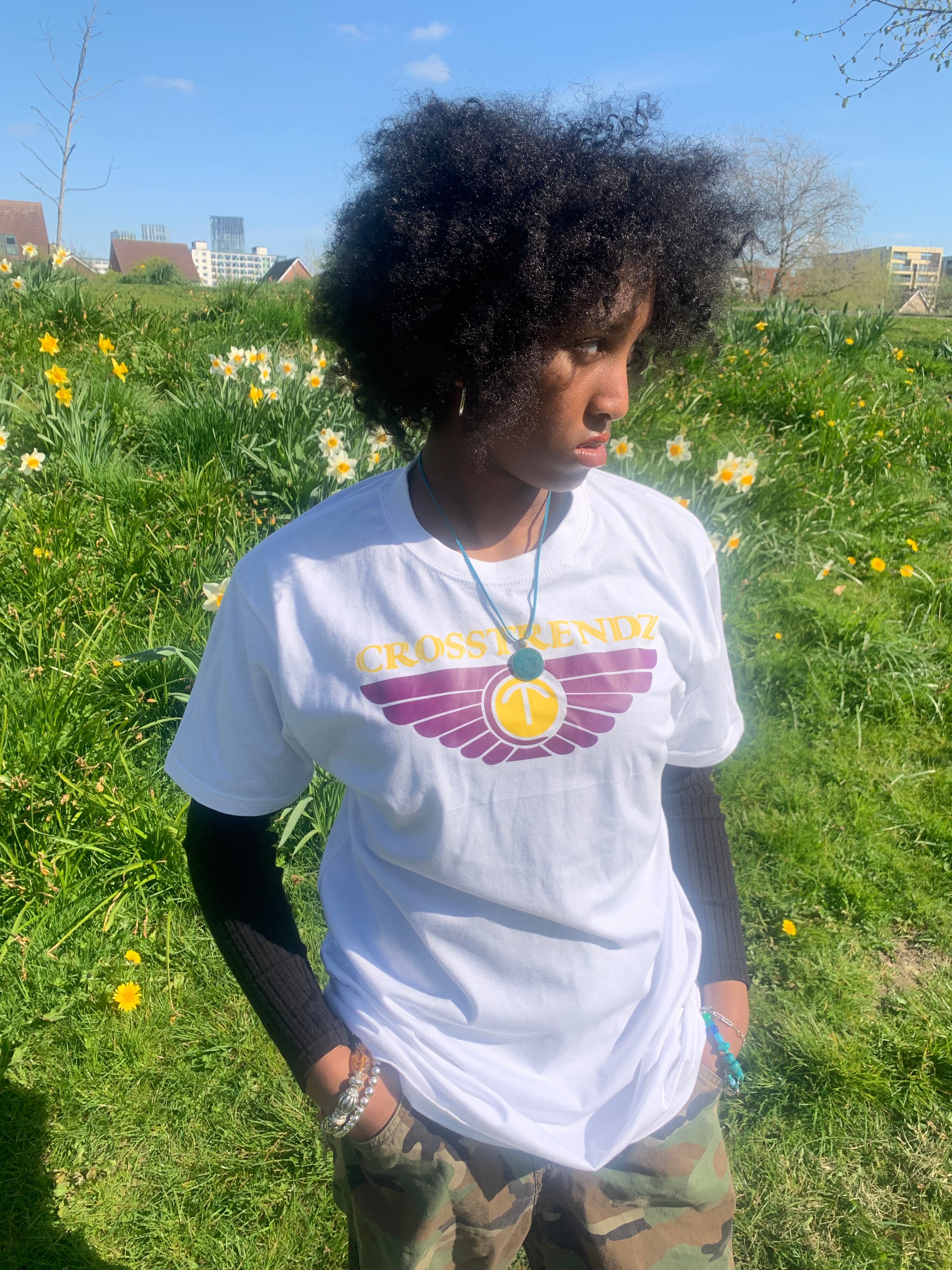 Crosstrendz White Tee