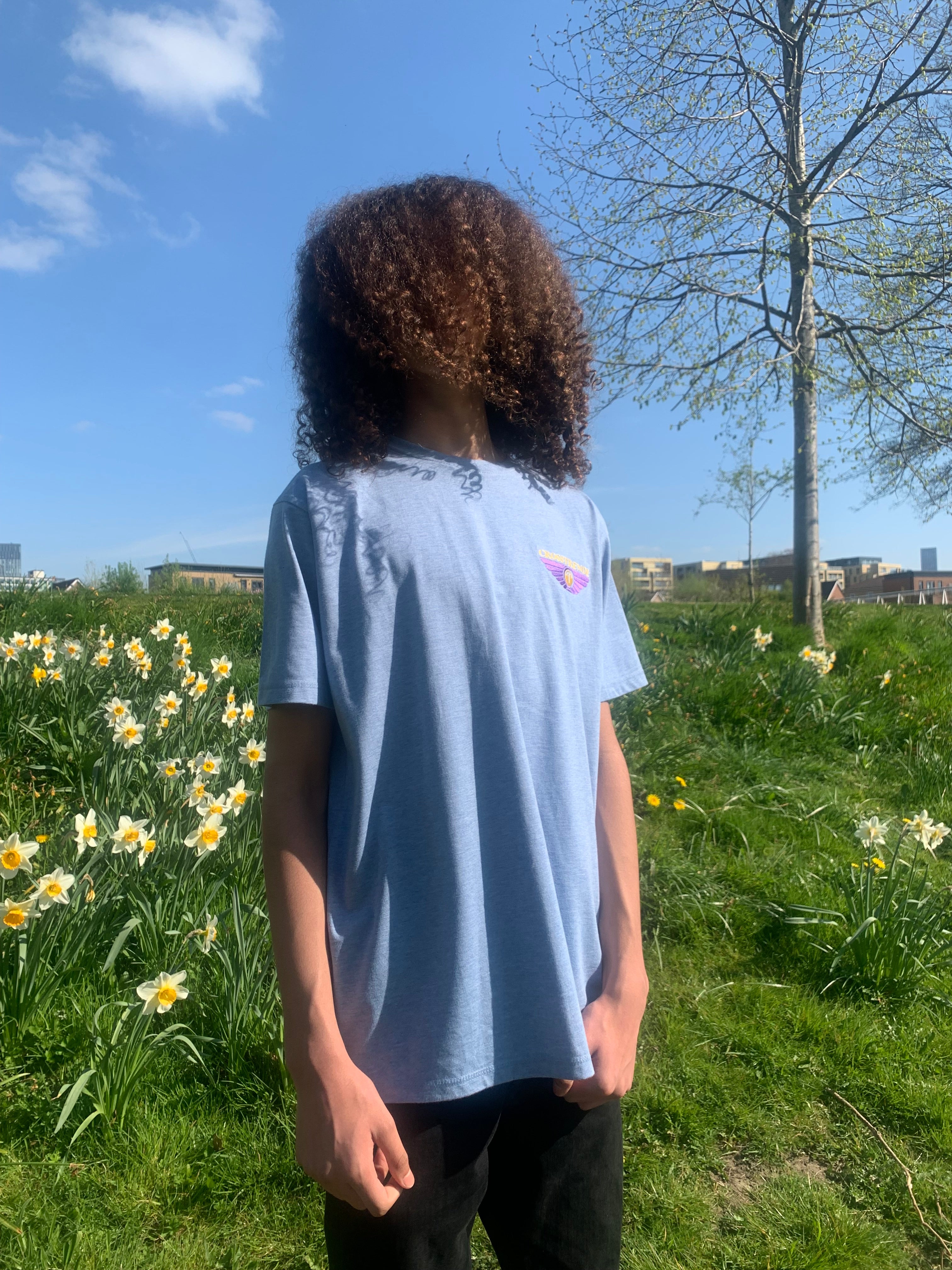 Crosstrendz Sky Blue Tee