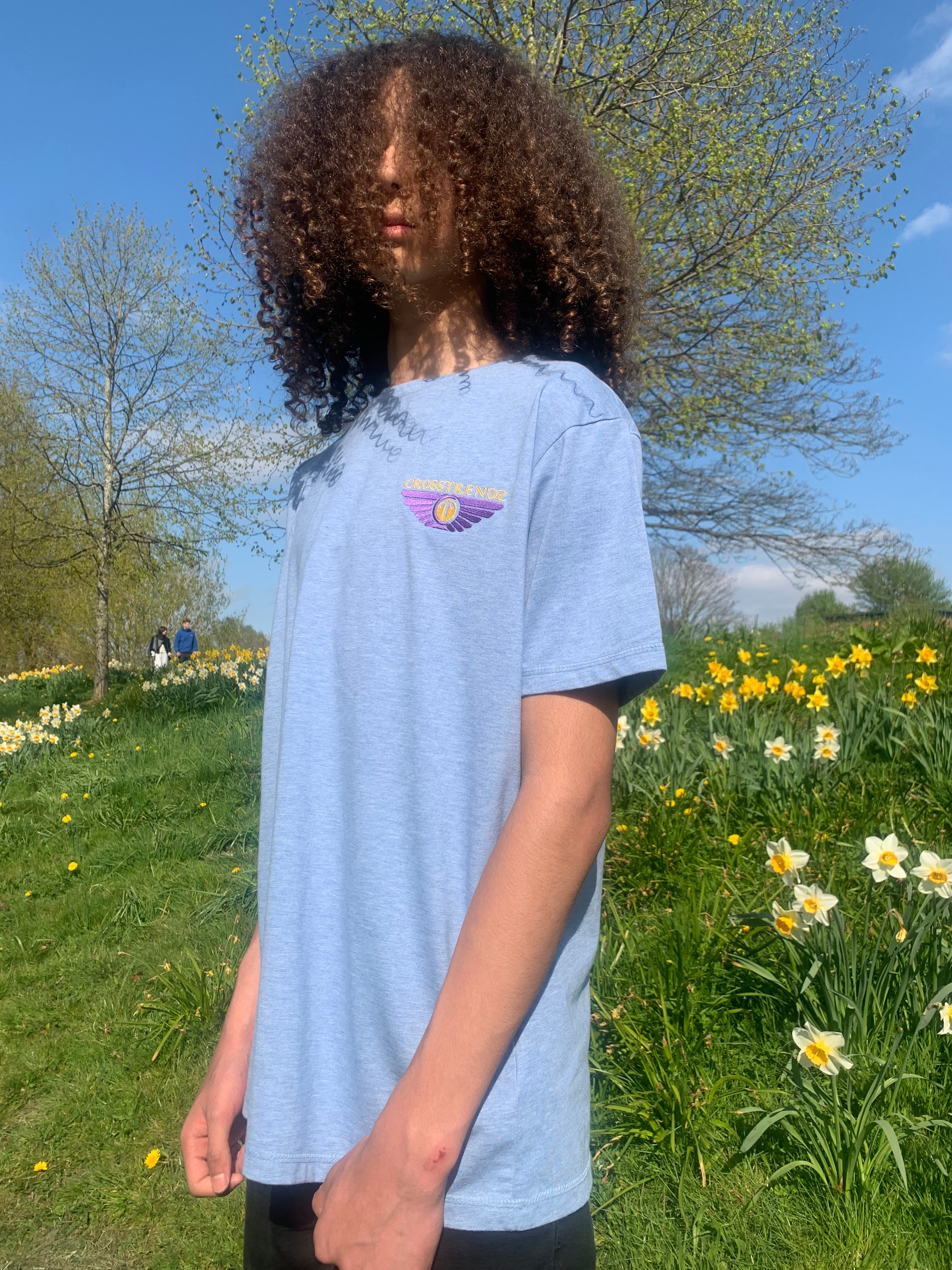 Crosstrendz Sky Blue Tee