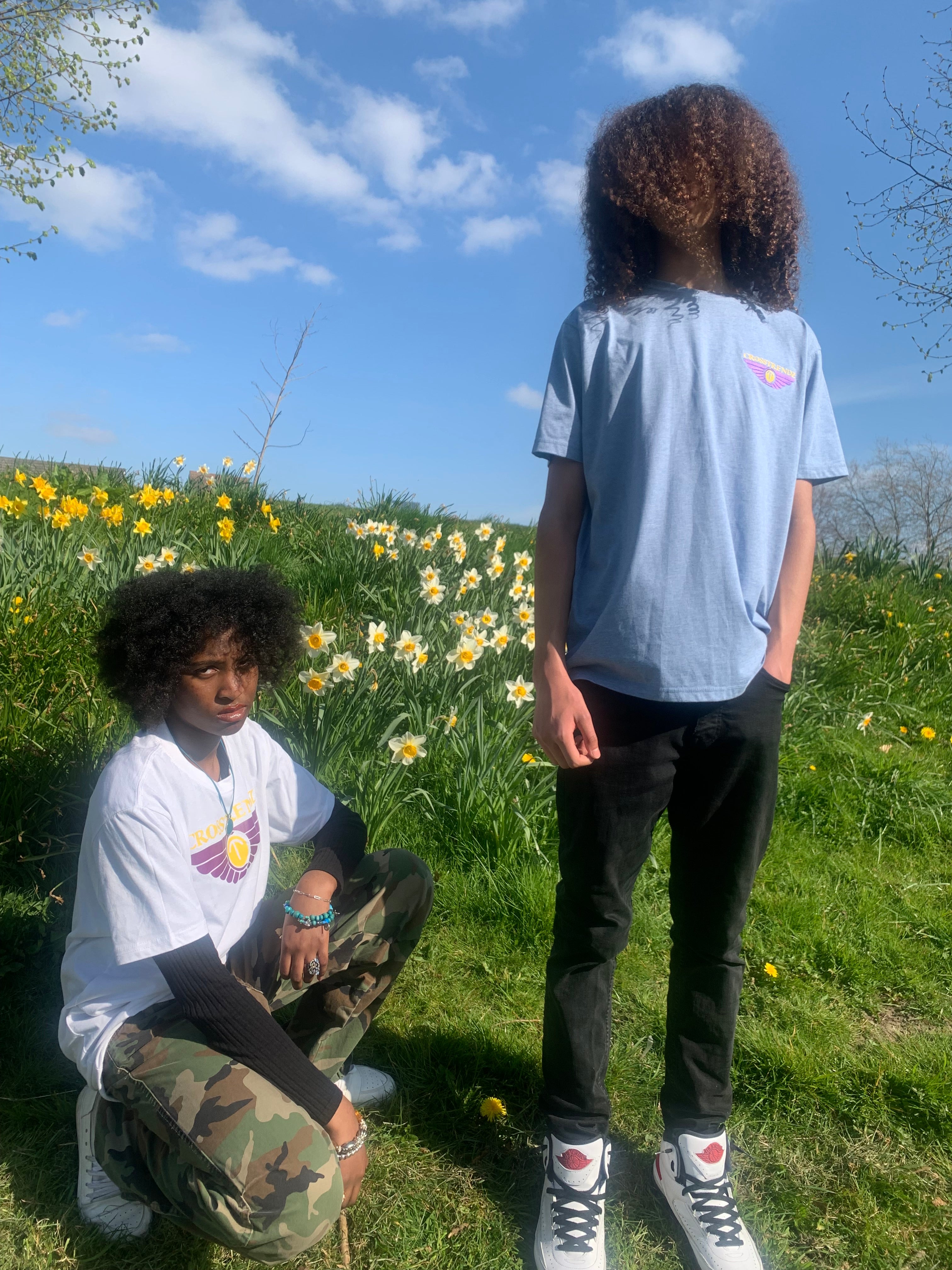 Crosstrendz Sky Blue Tee