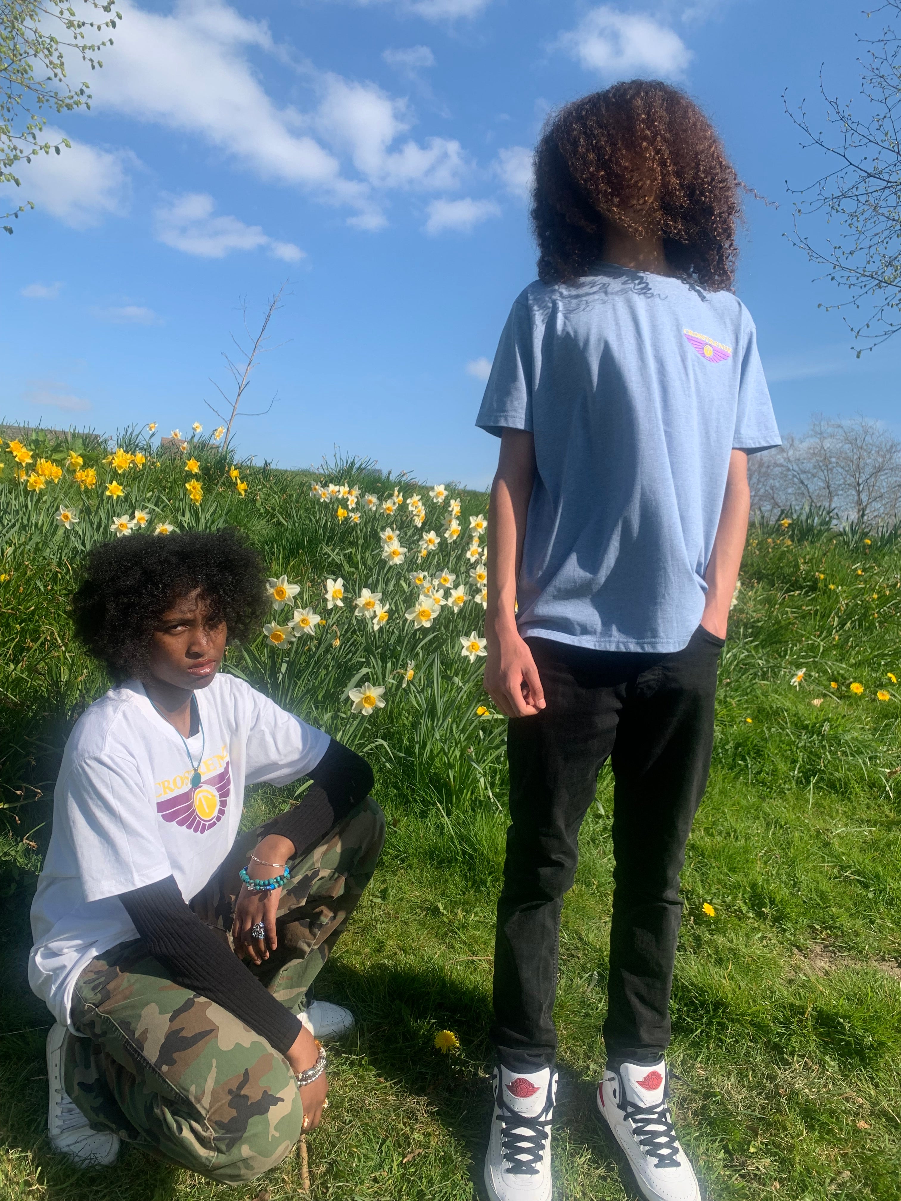 Crosstrendz Sky Blue Tee