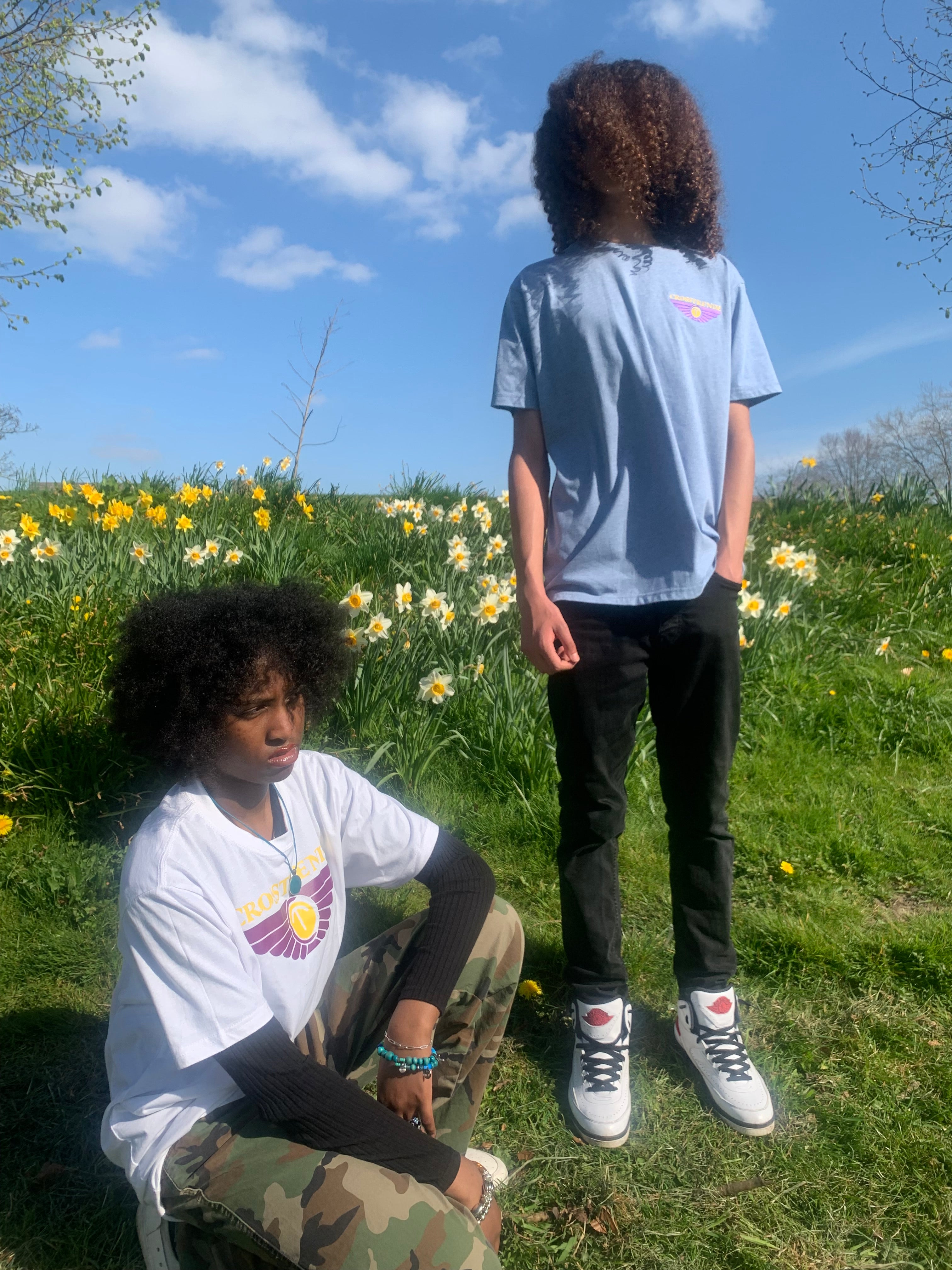 Crosstrendz Sky Blue Tee