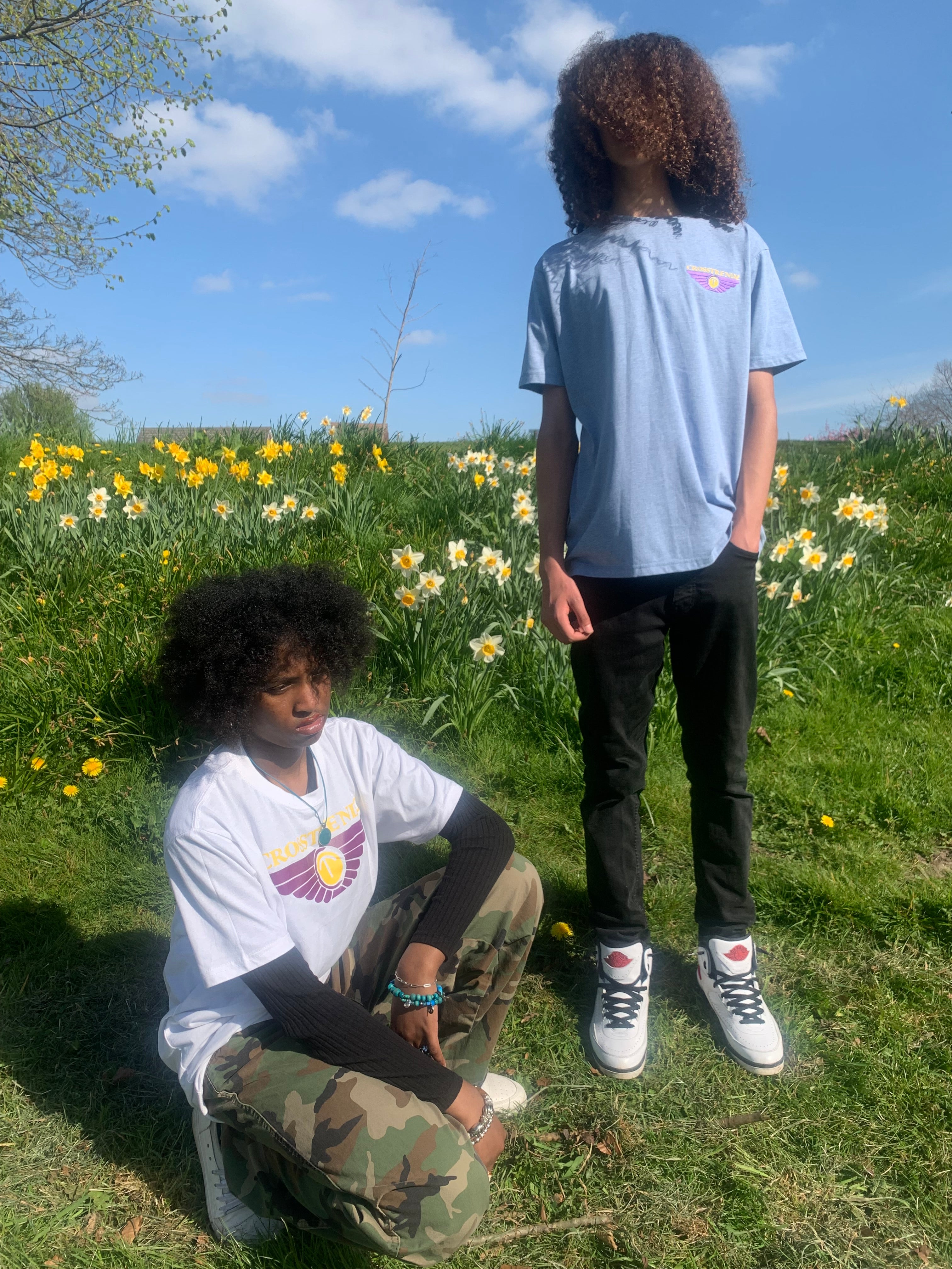 Crosstrendz Sky Blue Tee