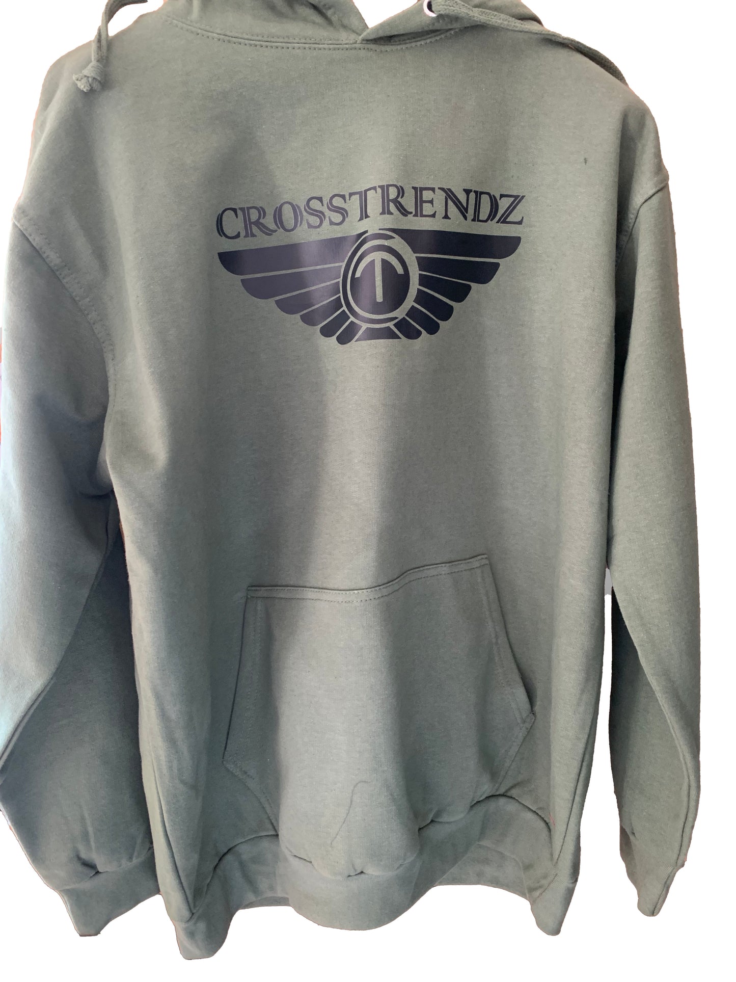 crosstrendz army green hoodie