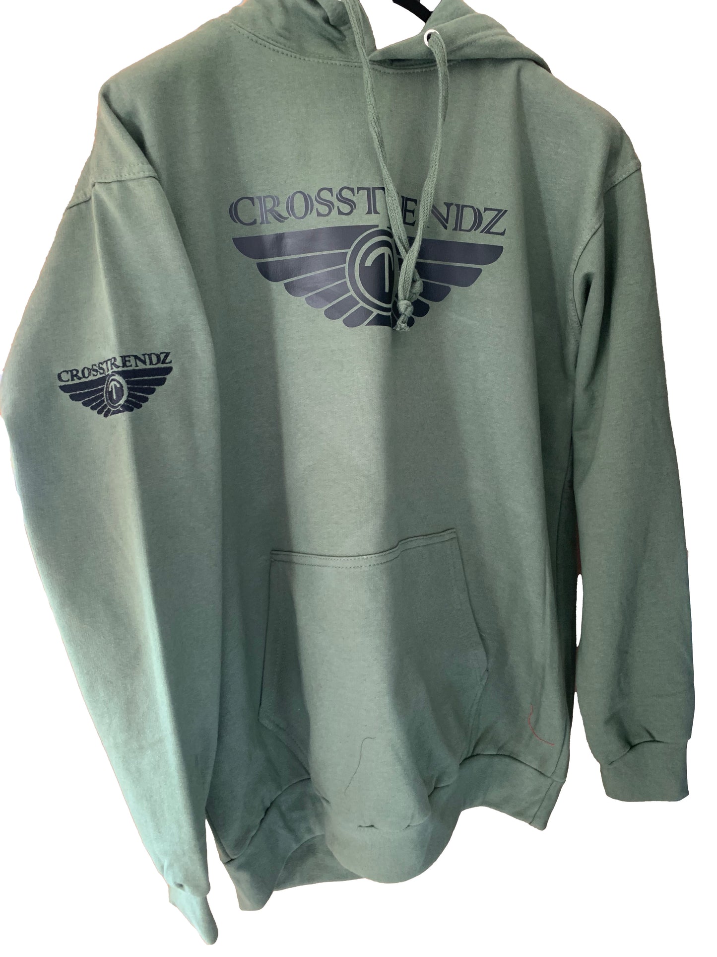 crosstrendz army green hoodie