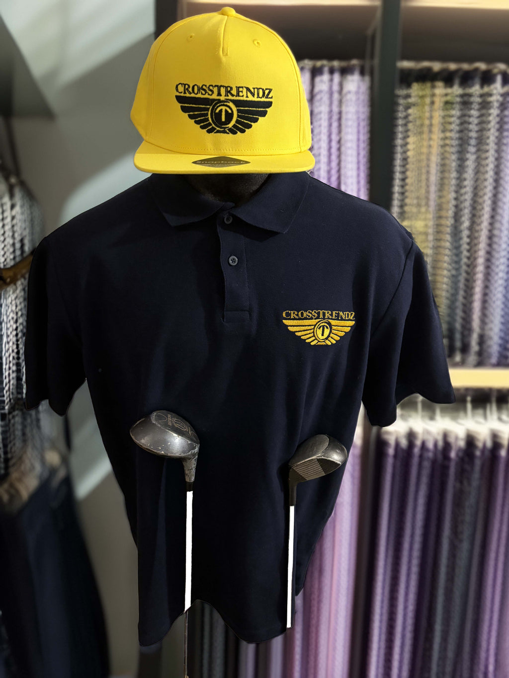 CrossTrendz Blue Polo Golf Set