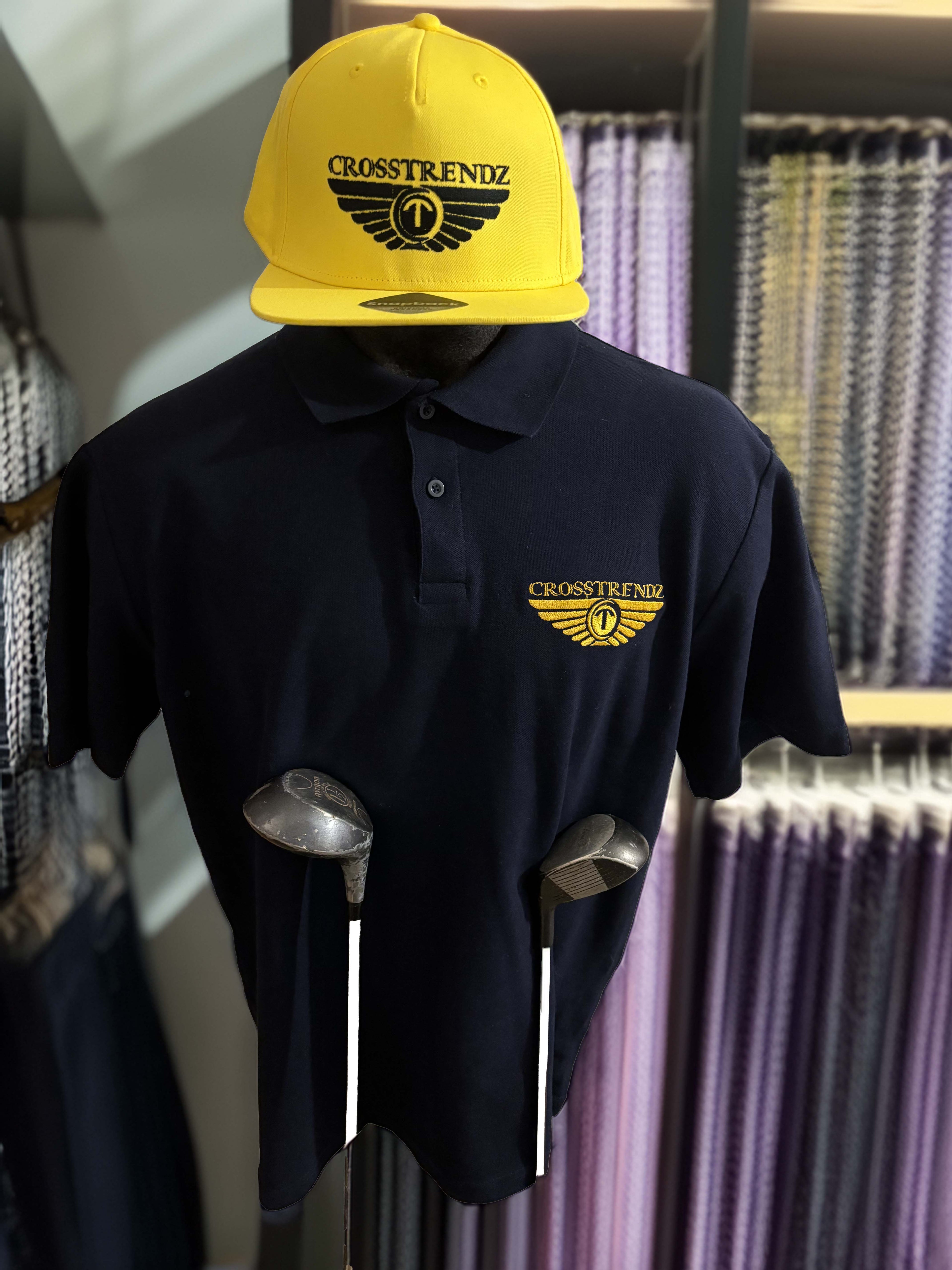 CrossTrendz Blue Polo Golf Set