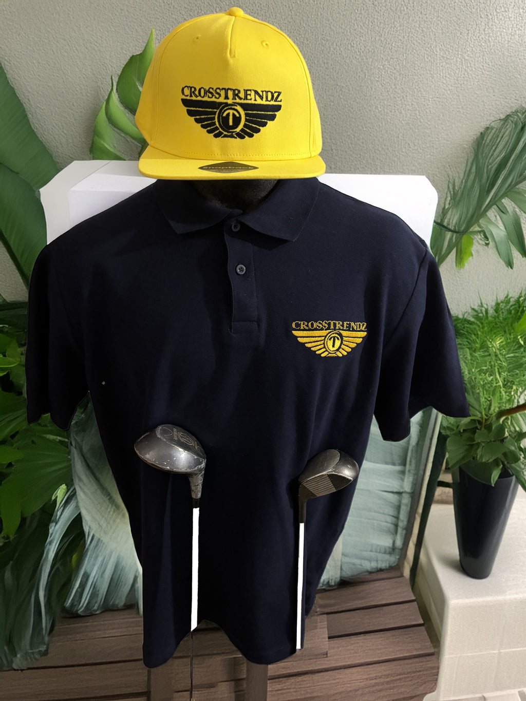 CrossTrendz Blue Polo Golf Set