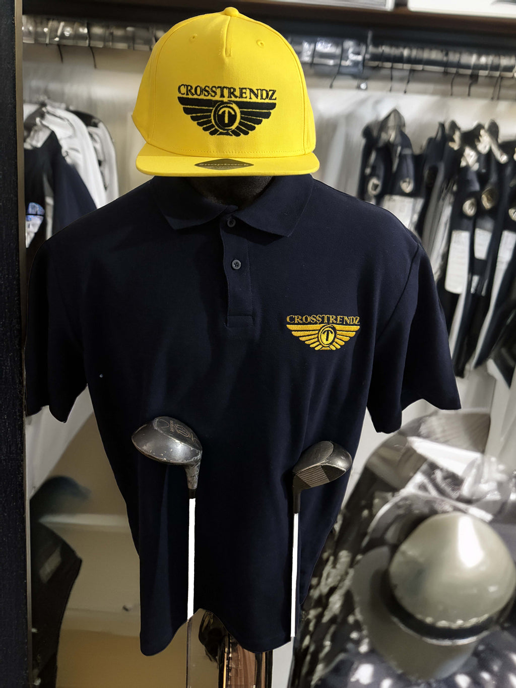 CrossTrendz Blue Polo Golf Set