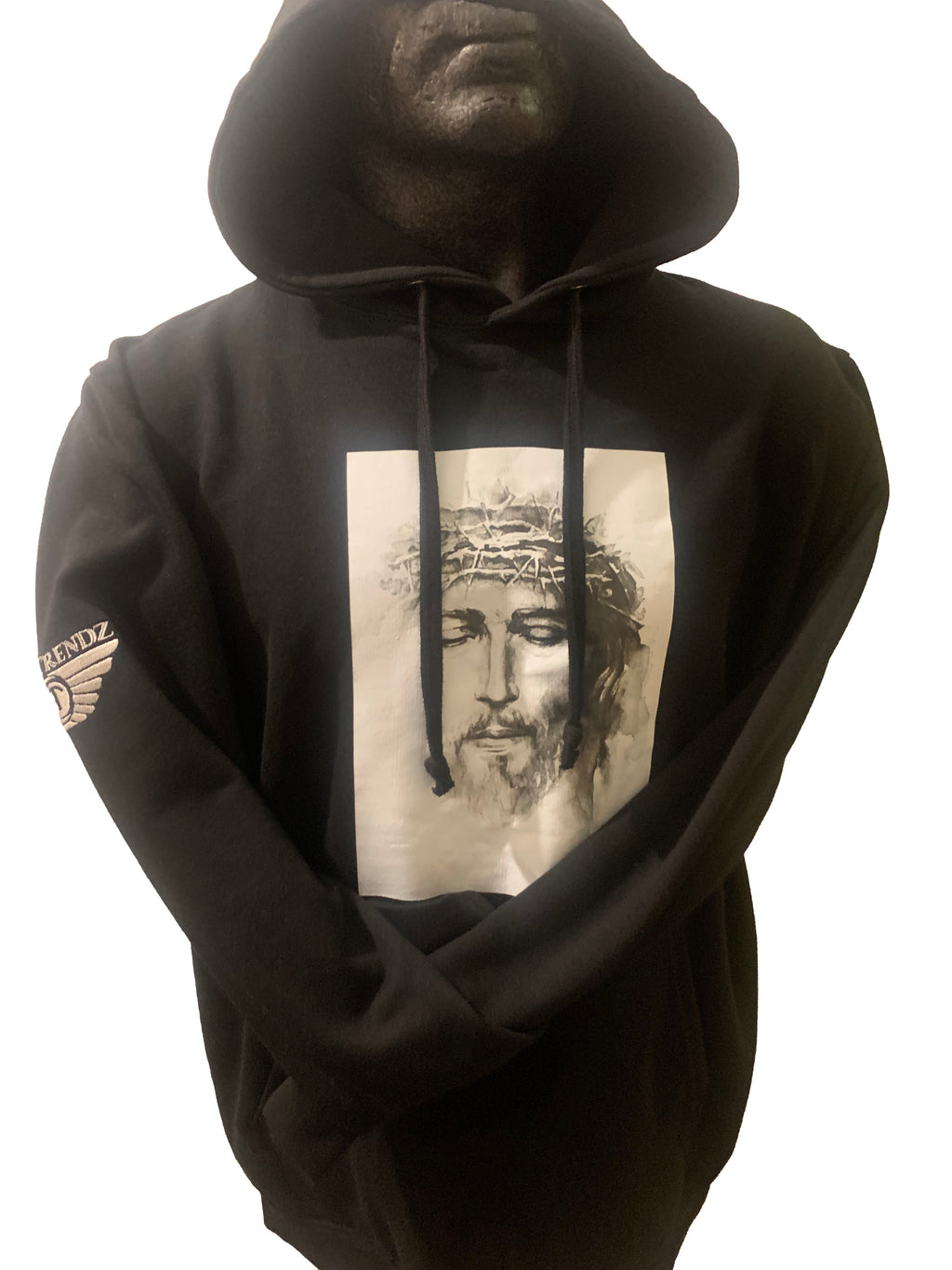 Crosstrendz Christ black hoodie