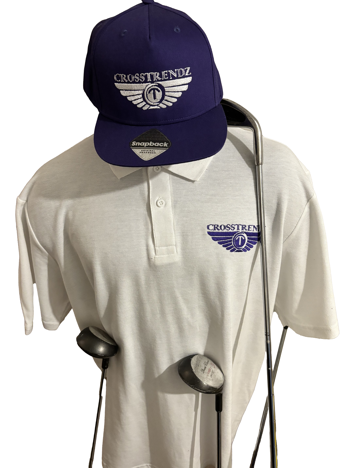 Crosstrendz White Golf Polo Set