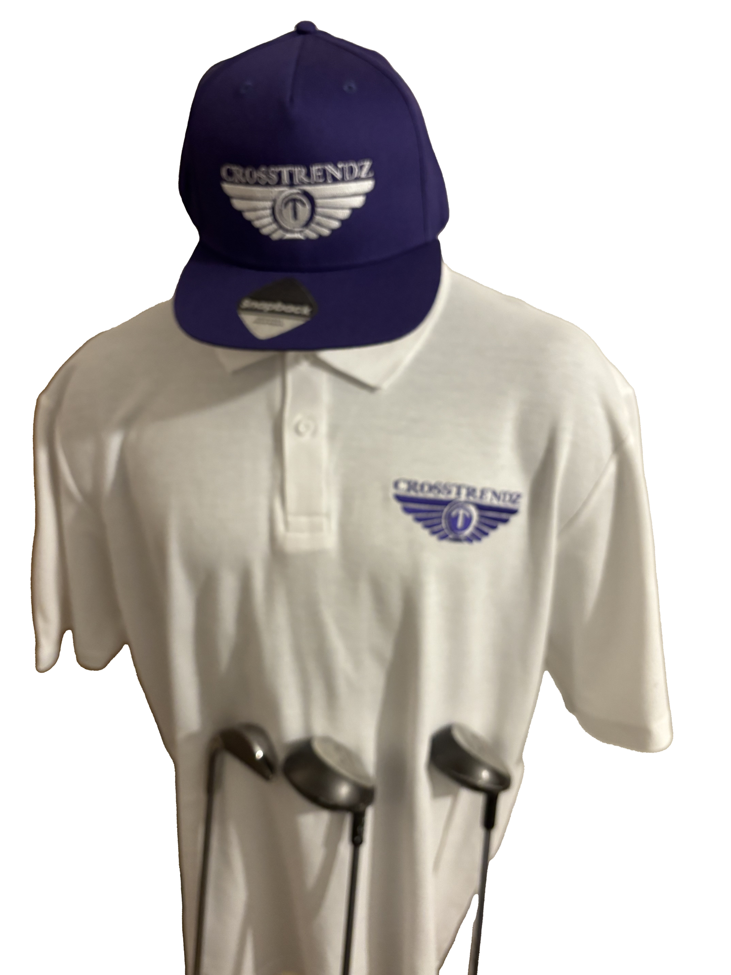 Crosstrendz White Golf Polo Set