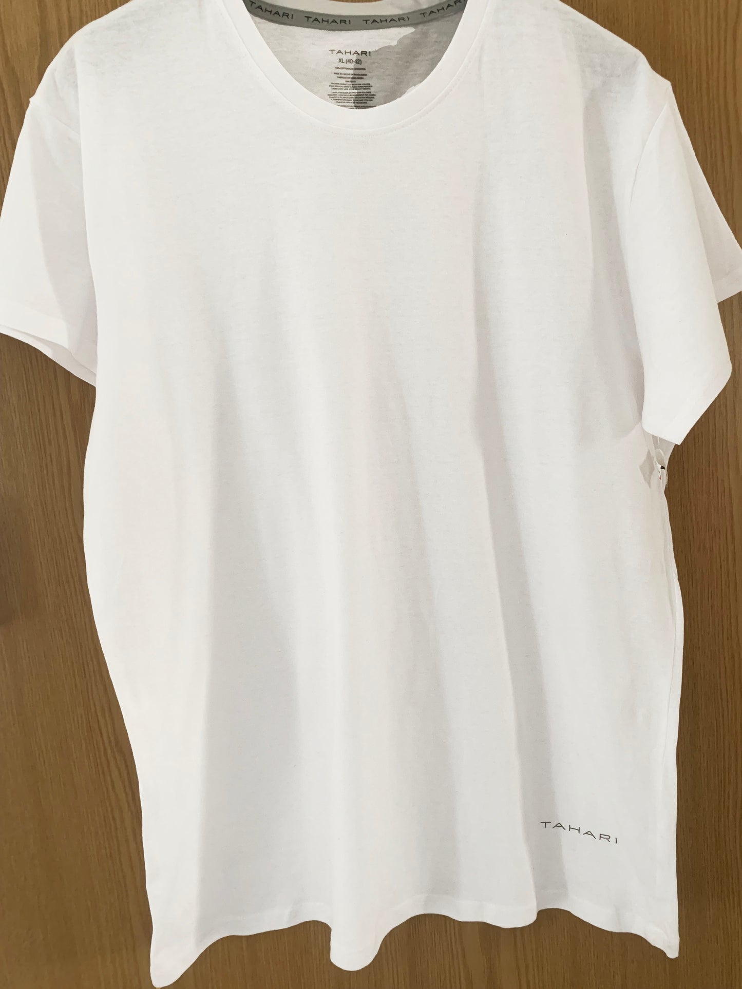 White Tahari white t-shirt